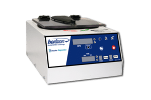 Horizon Model 842VES Tube Benchtop Centrifuge, Front View, Drucker Diagnostics, Made in the USA