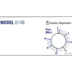 Model 614B Centrifuge Close Up, Drucker Diagnostics, Made in the USA