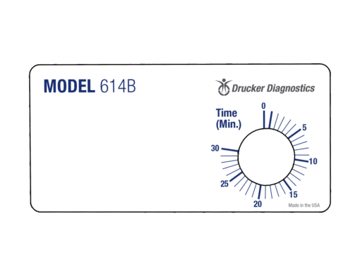 Model 614B Centrifuge Close Up, Drucker Diagnostics, Made in the USA