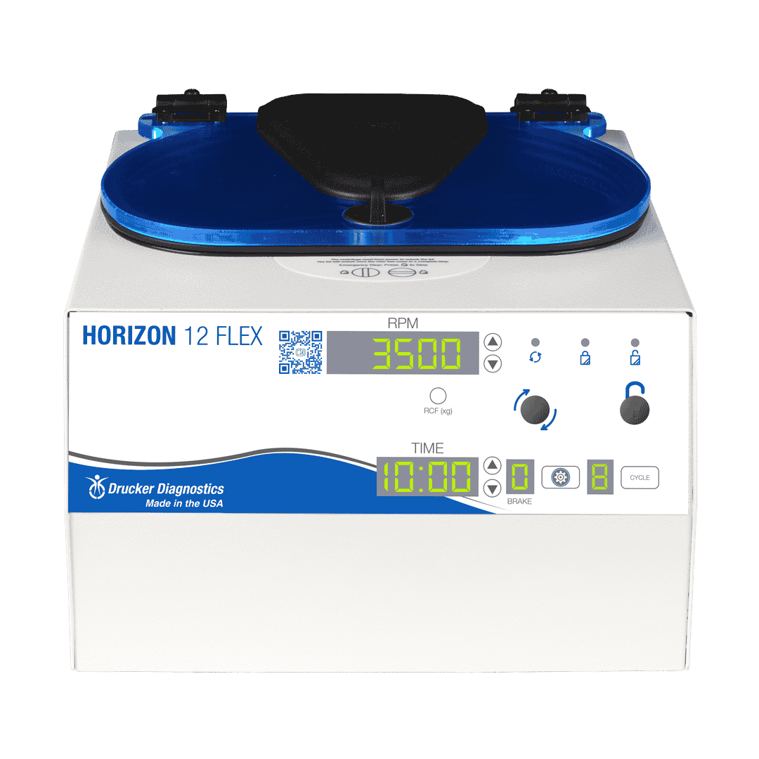 HORIZON 12 Flex digital display centrifuge, front view