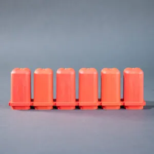 Carrier Bucket for 16 x 125 mm Tubes, Orange (6 qty)