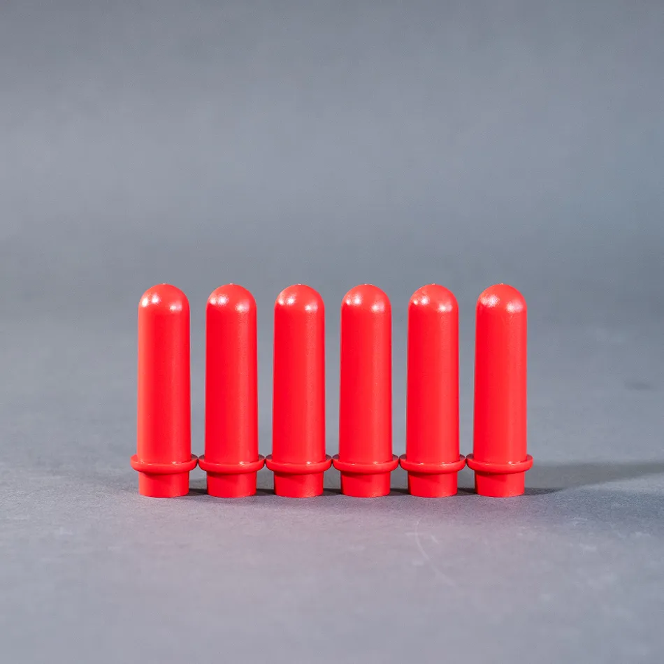 Centrifuge Cappable Carriers > 6 Red Carriers for 100mm Tubes