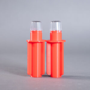Insert/Cap for up to 22 mm Diameter Tubes, Red (2 qty)