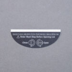 Open/Close Label for DASH Centrifuges (Black Cabinet) | Drucker